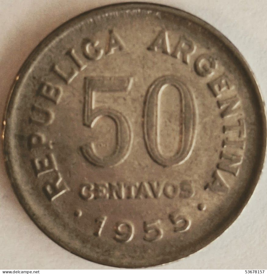 Argentina - 50 Centavos 1955, KM# 49 (#2742) - Argentine