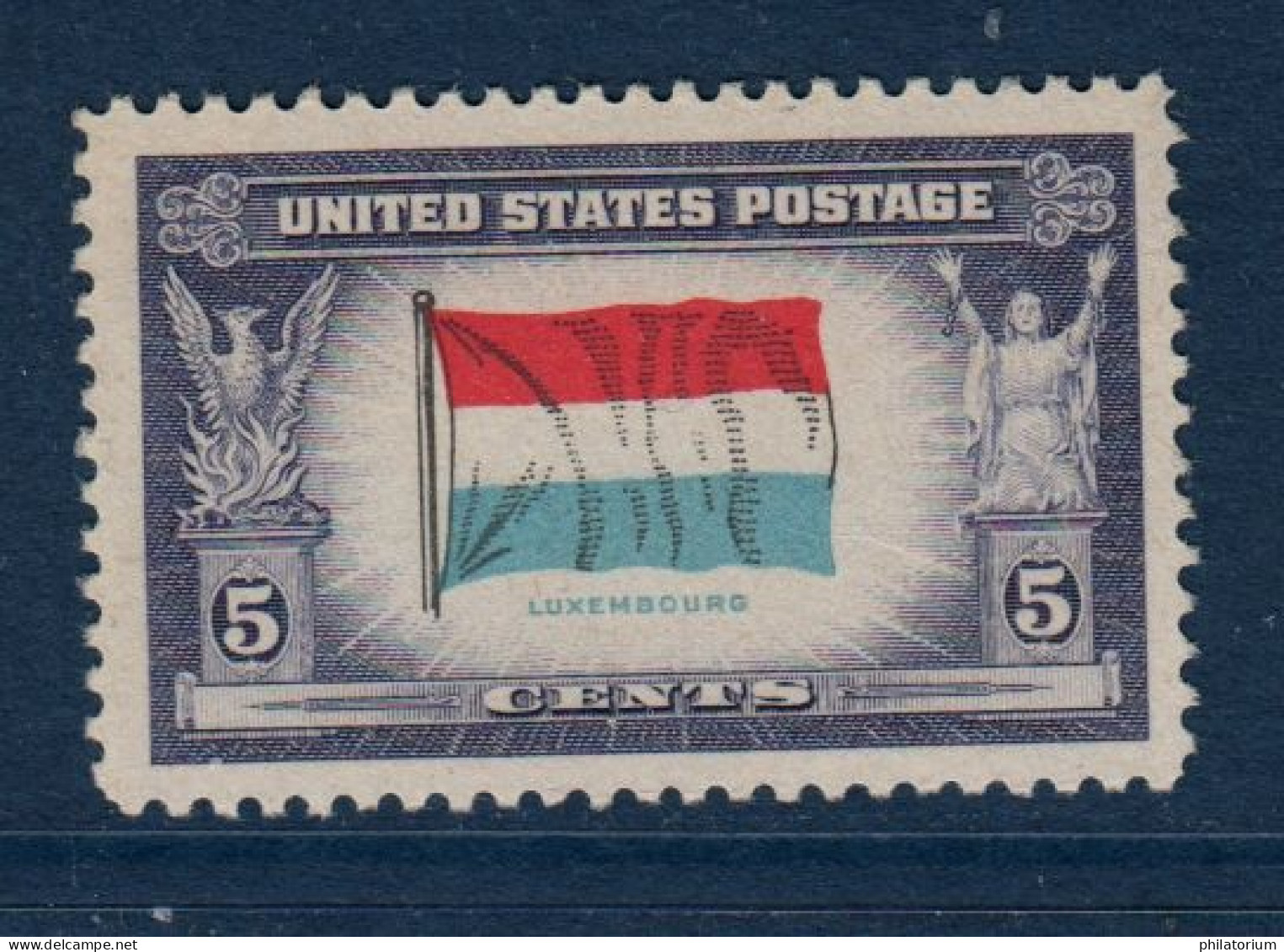 USA, Yv 471, Mi 517, **, Luxembourg, - Unused Stamps