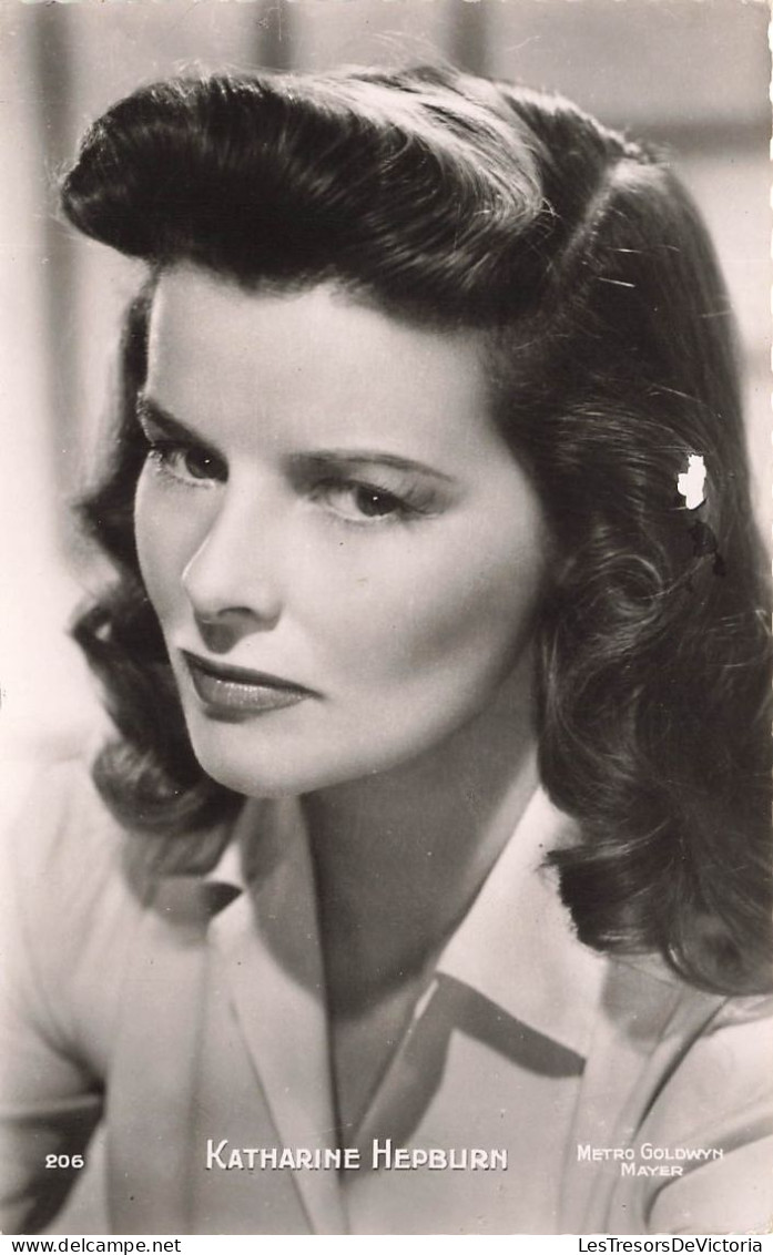 CELEBRITE - Katharine Hepburn - Actrice Américaine - Carte Postale - Beroemde Vrouwen