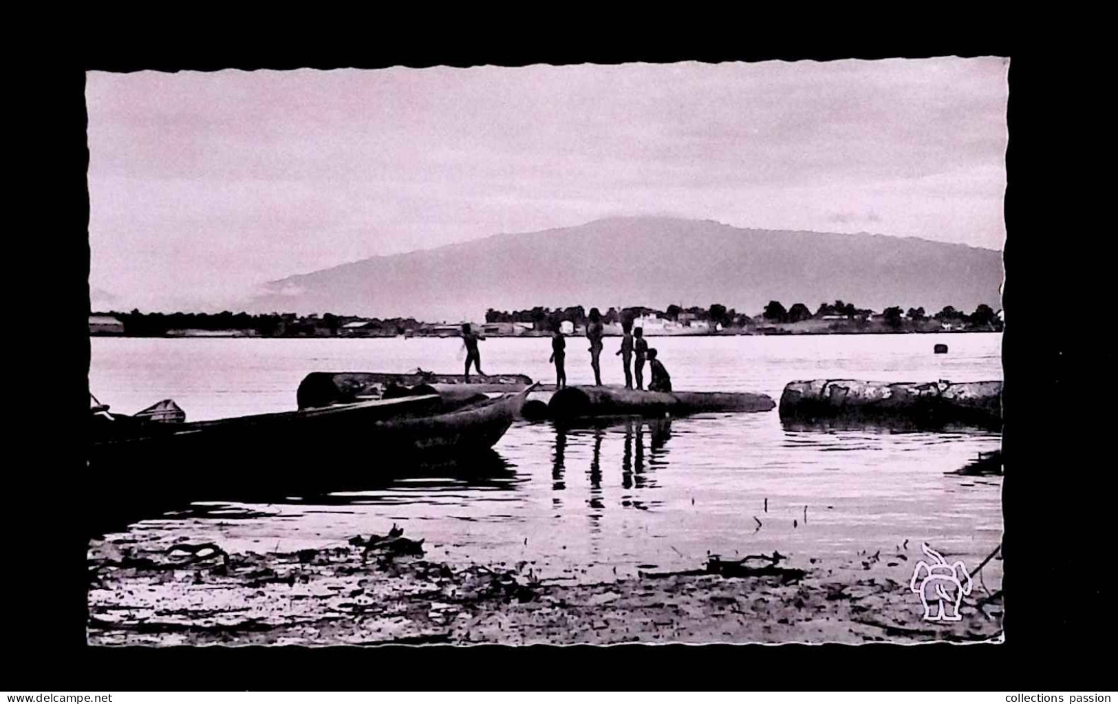 Cp, Cameroun, DOUALA, Wouri Et Le Mont Caméroun, Alt. 4070 M., écrite, Ed. G. Prunet - Cameroun