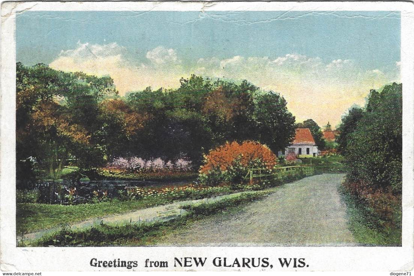 Greetings From New Glarus WIS 1922 - Other & Unclassified