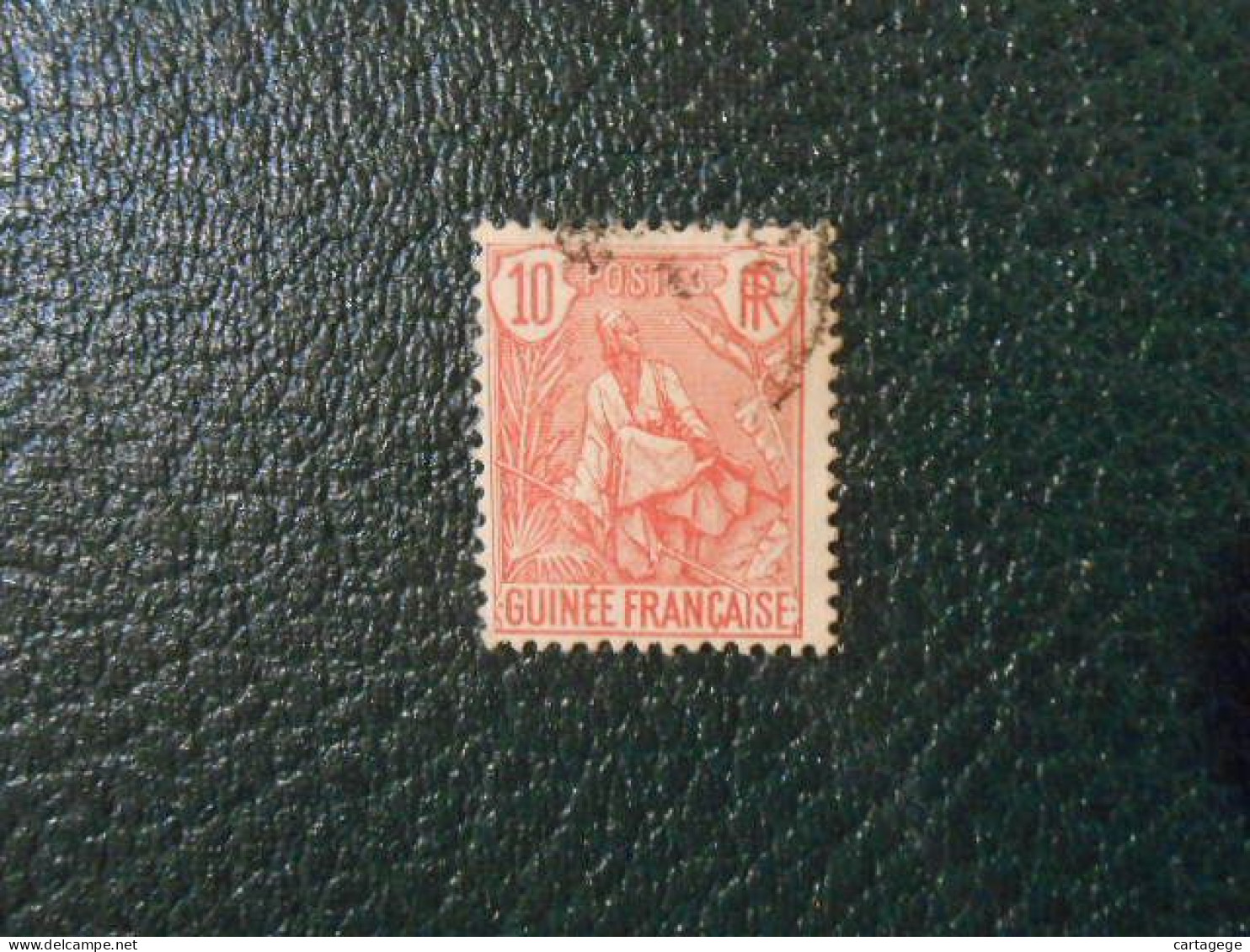 GUINEE  YT 22 BERGER PULAS 10c Rouge-carmin - Used Stamps