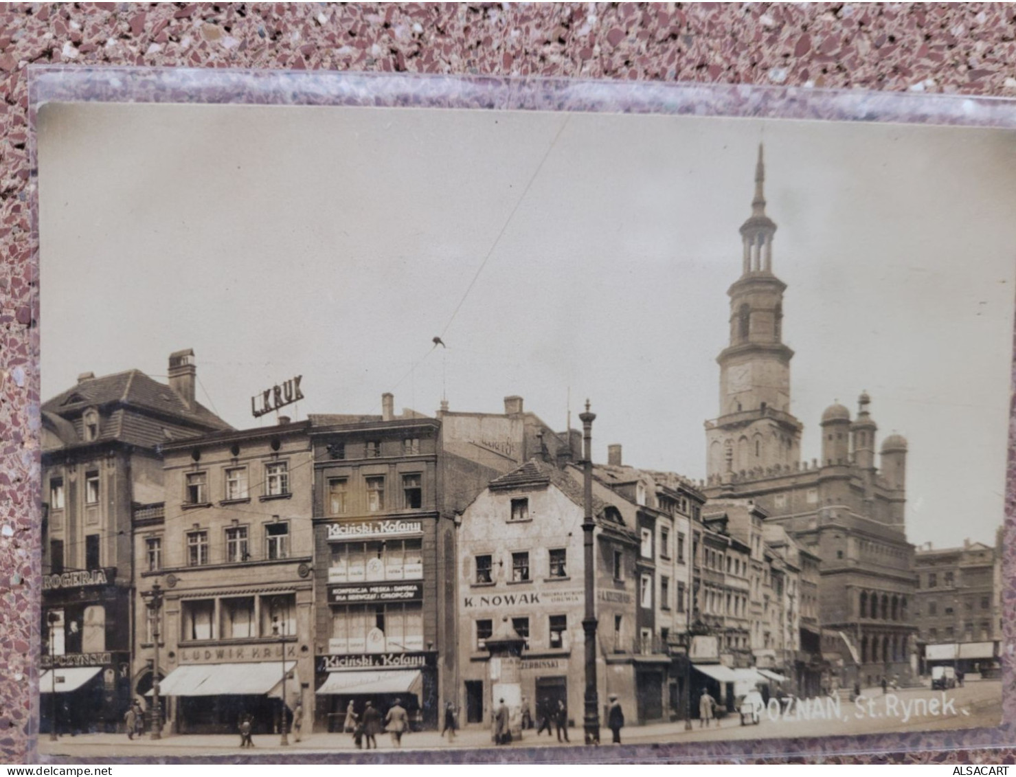 Carte Photo Pologne , Poznan, St Rynek - Pologne