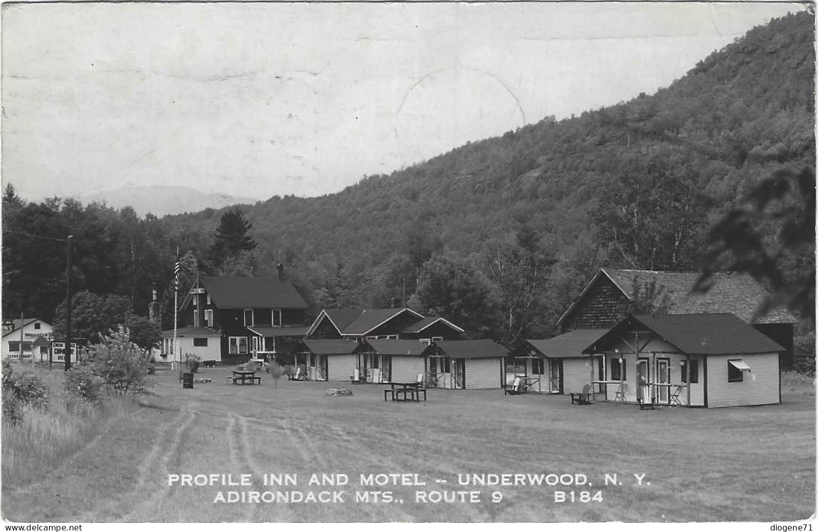 Profile Inn And Motel Underwood NY Adironack Mts Route 9 1960 - Adirondack