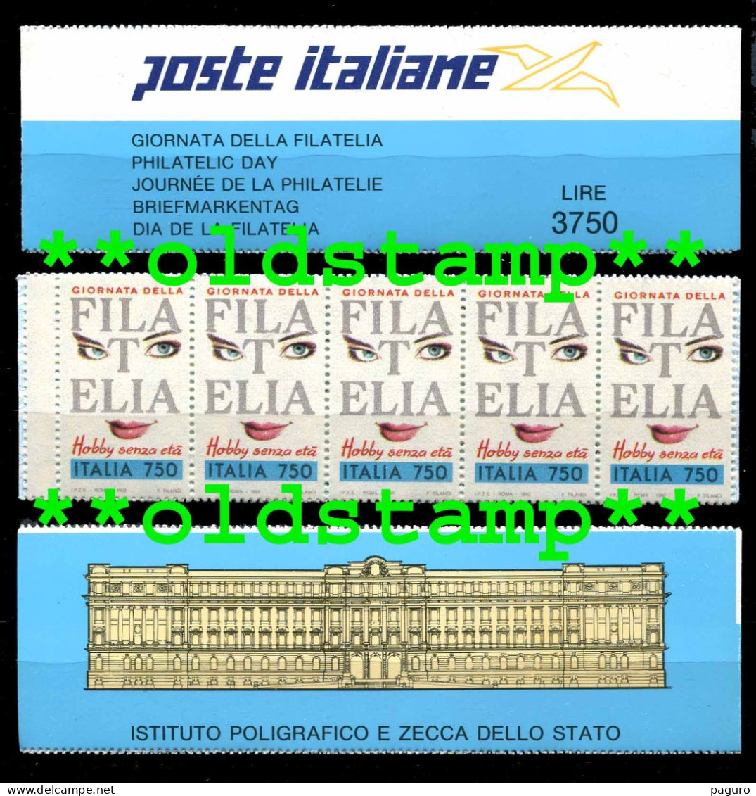 ITALIA 1992 Libretto Carnet Giornata Della Filatelia Integro MNH ** Libretti - Markenheftchen