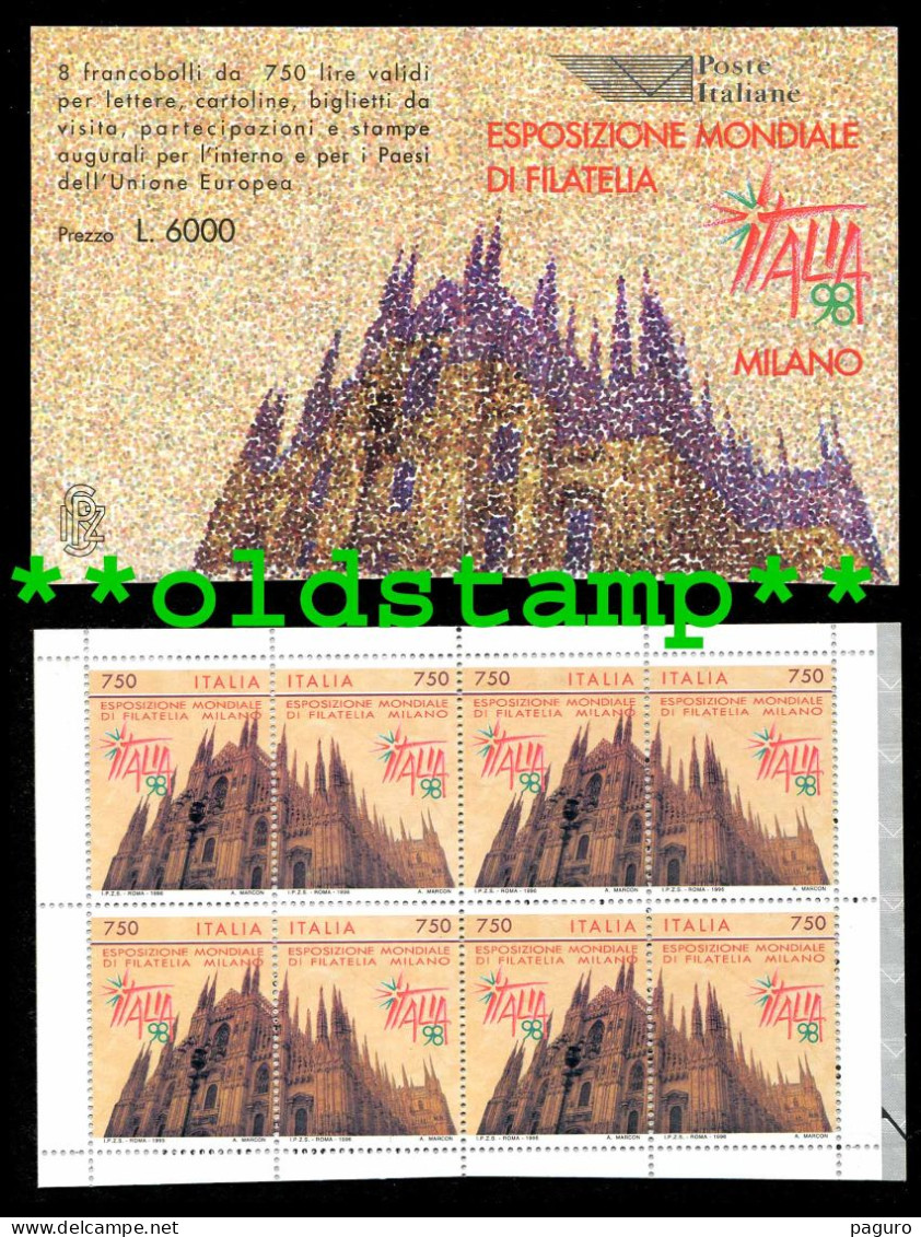 ITALIA 1996 Libretto Carnet Expo Filatelia Duomo Milano Integro MNH ** Libretti - Booklets