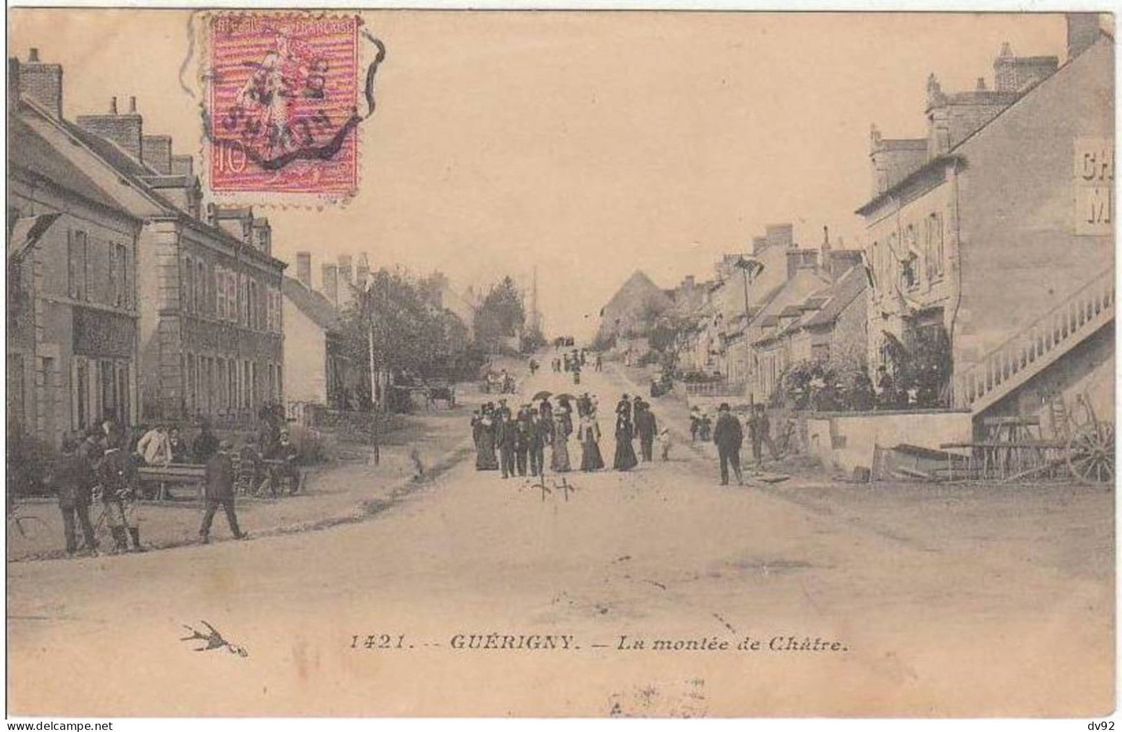 NIEVRE GUERIGNY LA MONTEE DE CHATRE - Guerigny