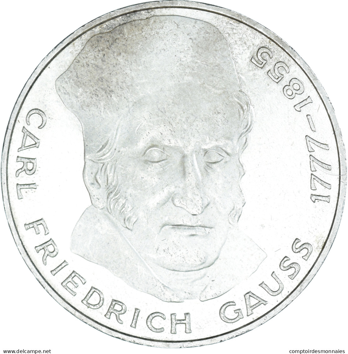 Monnaie, République Fédérale Allemande, 5 Mark, 1977, Hamburg, Germany, BE - 5 Marcos