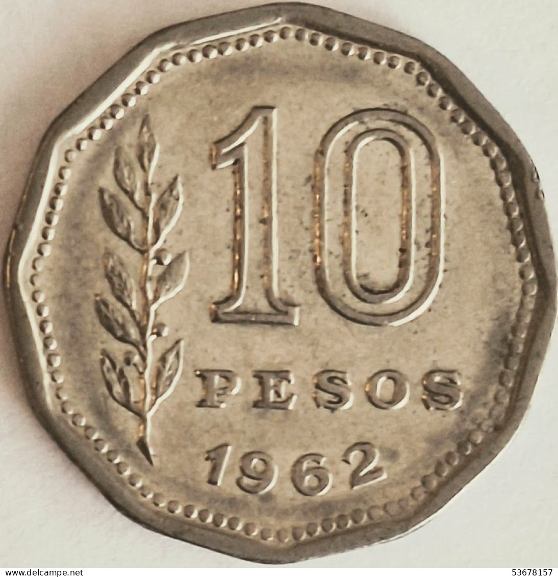 Argentina - 10 Pesos 1962, KM# 60 (#2748) - Argentine