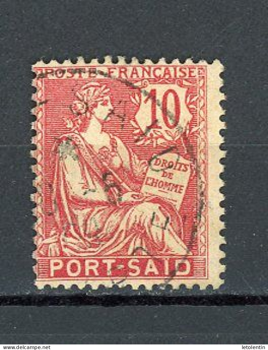 PORT SAID (RF) - ALLÉGORIE -  N° Yt 25 Obli. - Used Stamps