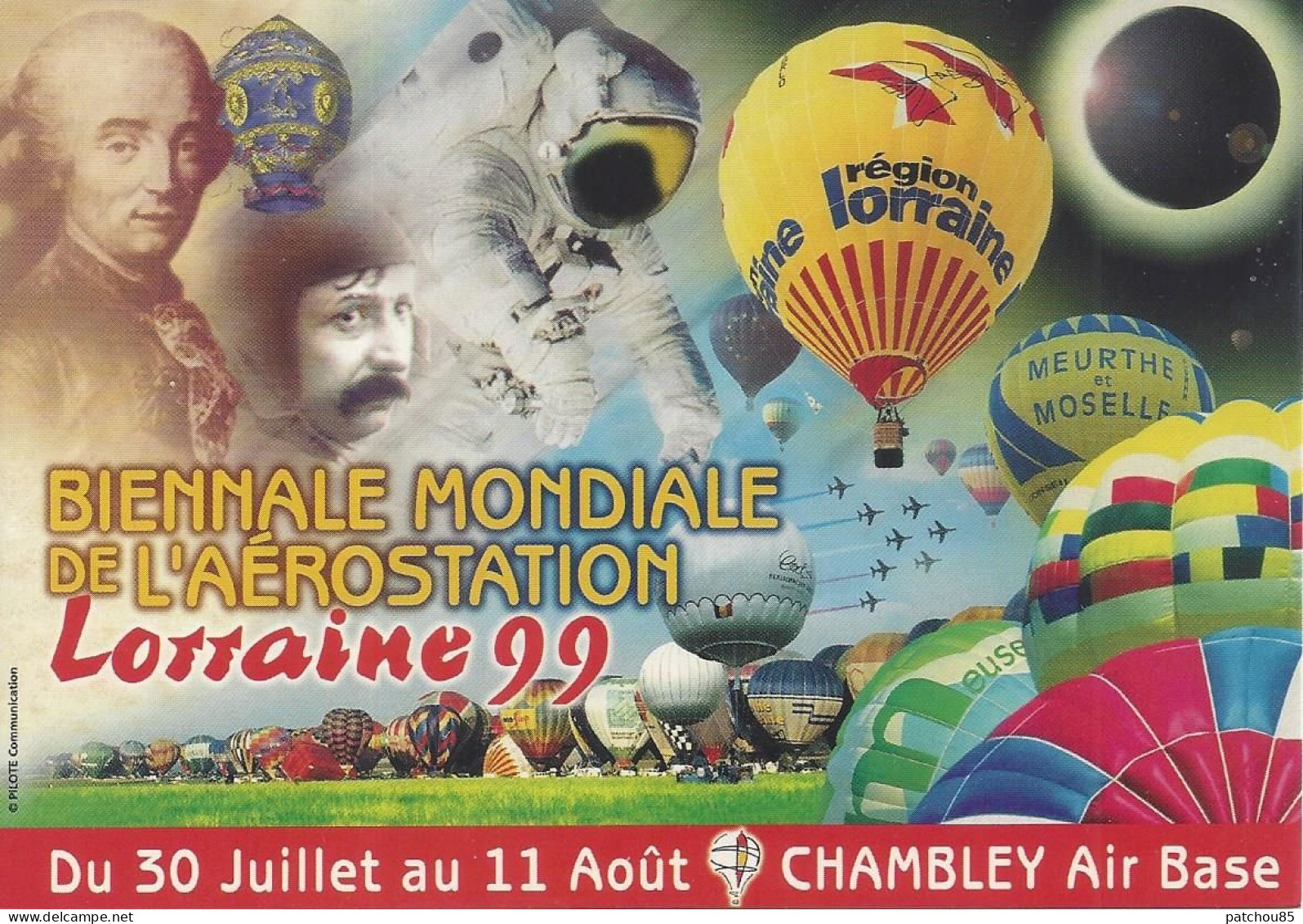 CPM  France Grand Est   Meurthe Et Moselle  Chambley Bussières  Biennale Mondiale De L’Aérospatiale Montgolfières - Chambley Bussieres