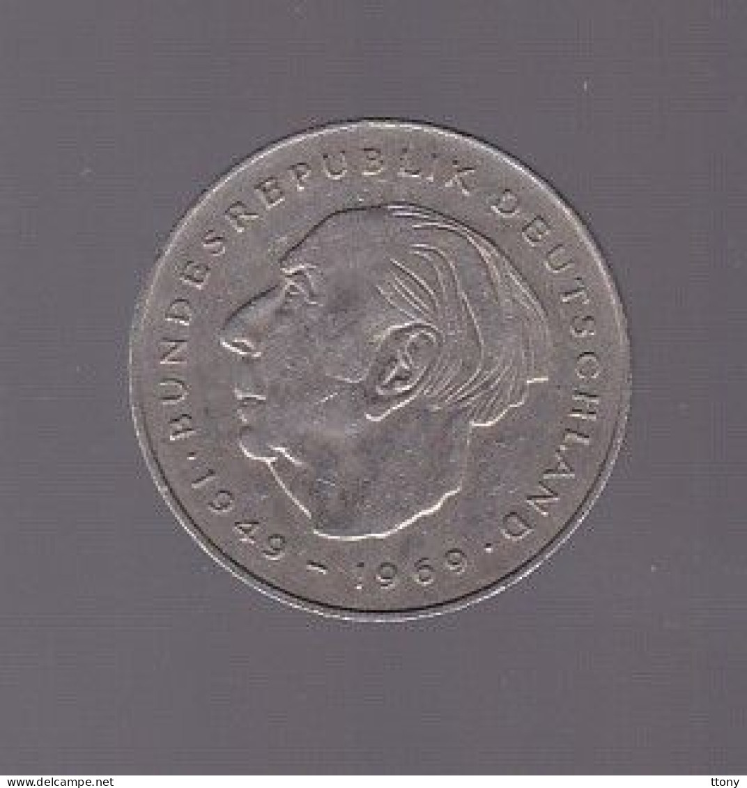 4 Pièces  2 Mark  F  . D  . J   1988  - 1974 - 1971 -1982   Bundes  Répuplik  Deutschland - 2 Pfennig