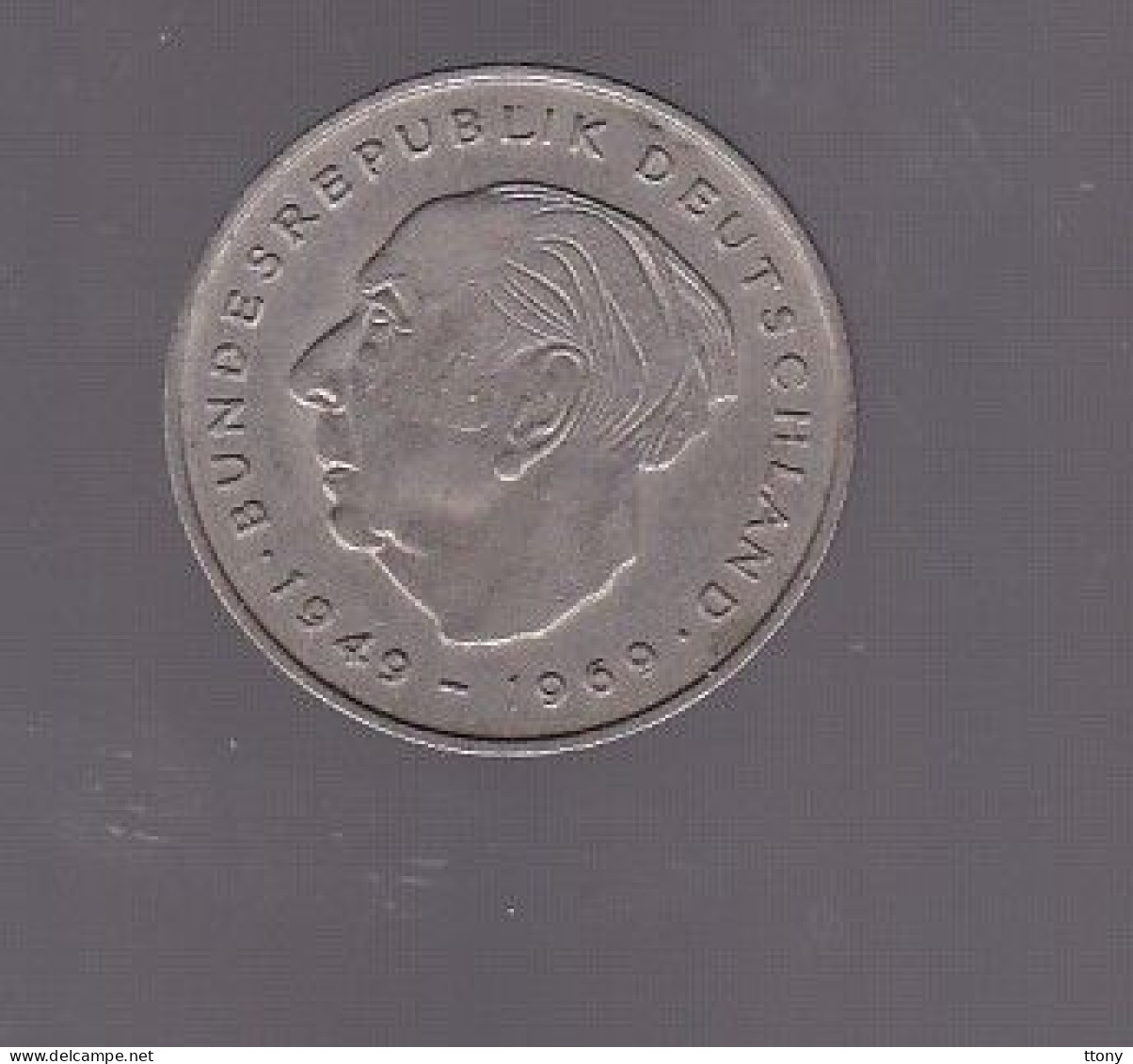 4 Pièces  2 Mark  F  . D  . J   1988  - 1974 - 1971 -1982   Bundes  Répuplik  Deutschland - 2 Pfennig