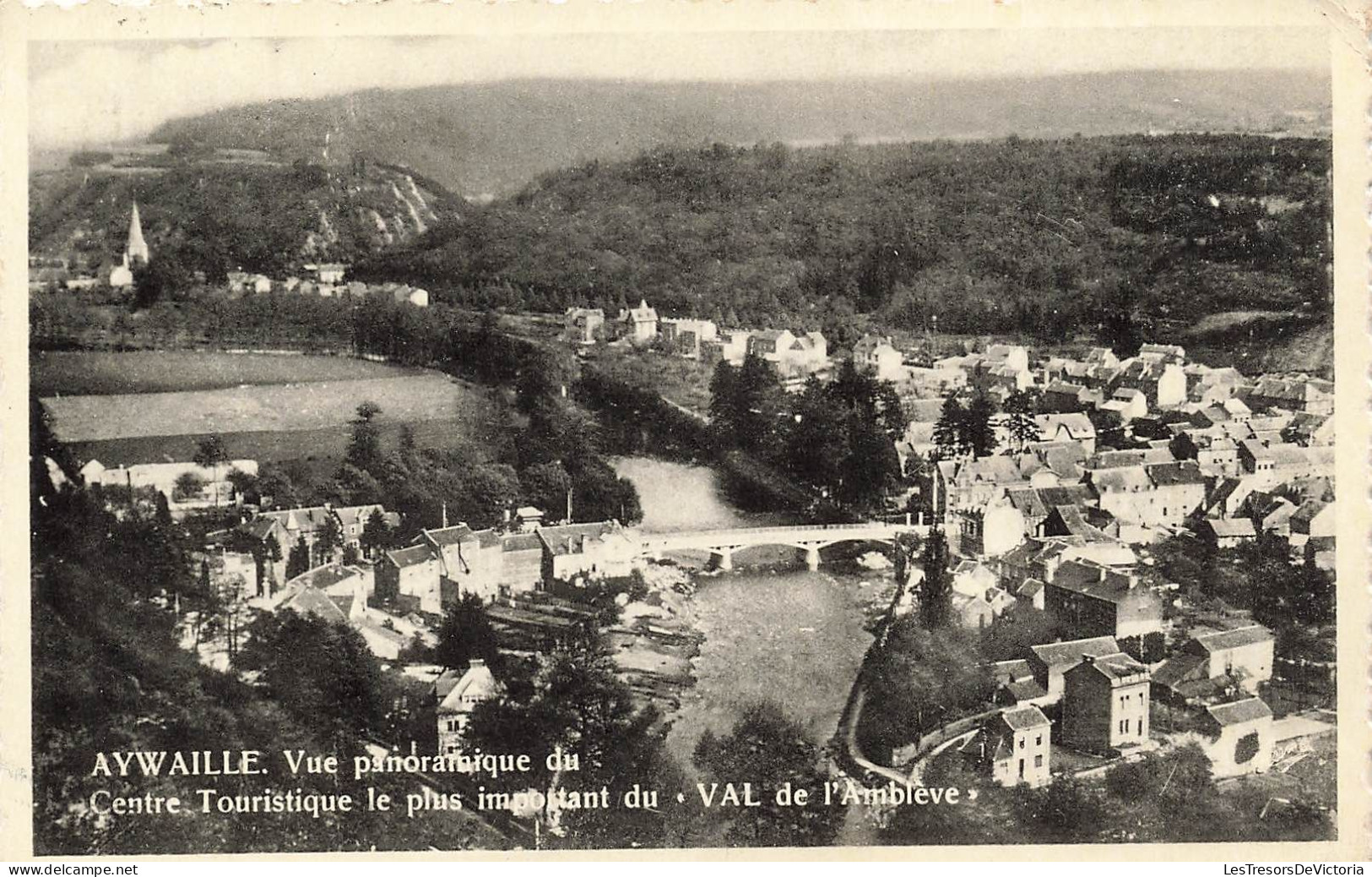 BELGIQUE - Aywaille - Vue Panorama Du Centre Touristique Le Plus Important Du Val De L'Amblève - Carte Postale Ancienne - Aywaille