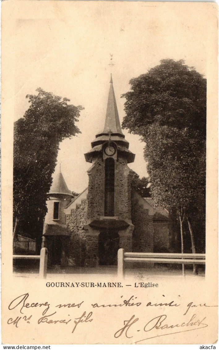 CPA Gournay L'Eglise FRANCE (1372957) - Gournay Sur Marne