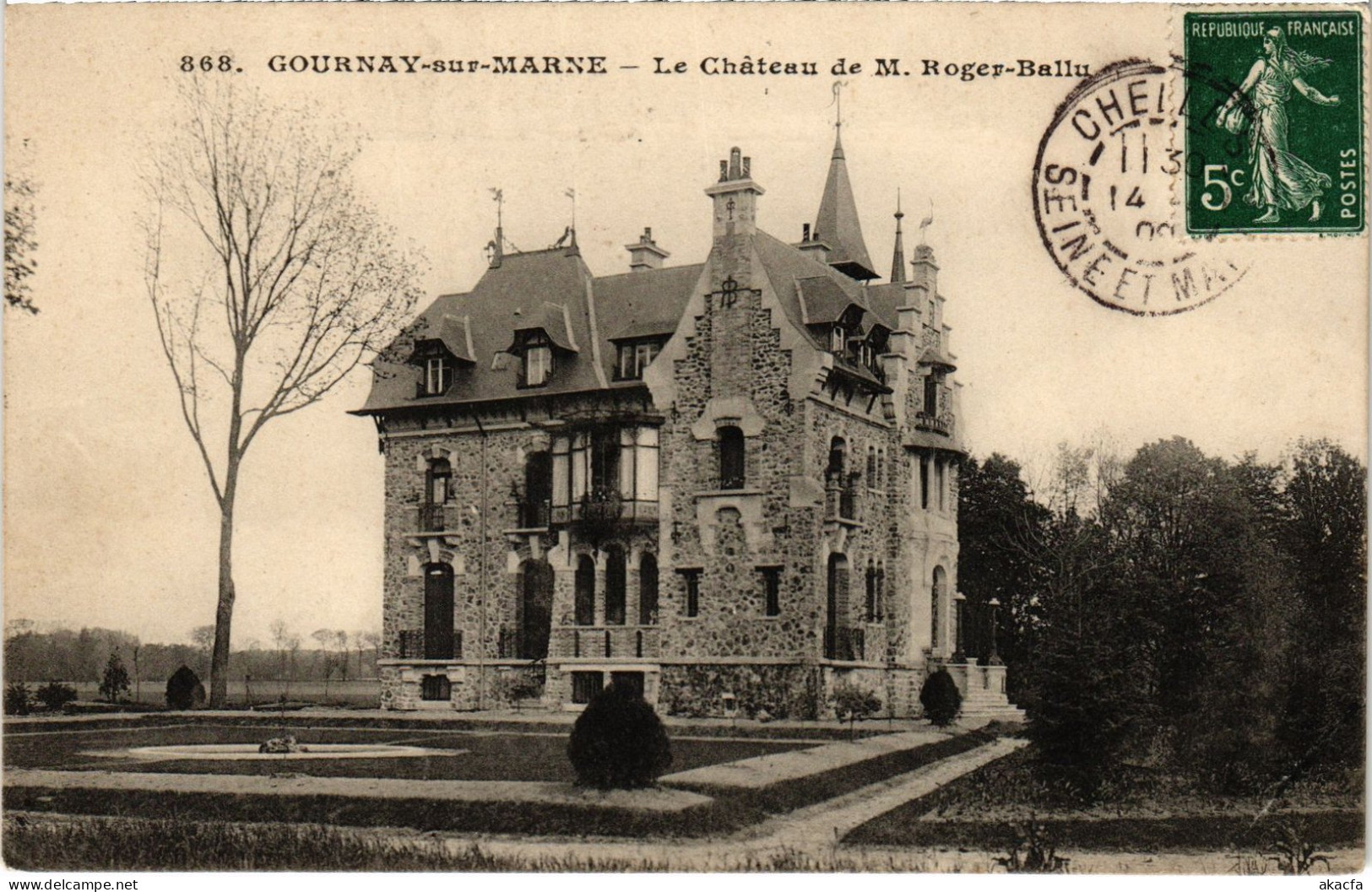 CPA Gournay Le Chateau De M.Roger BAllu FRANCE (1372959) - Gournay Sur Marne