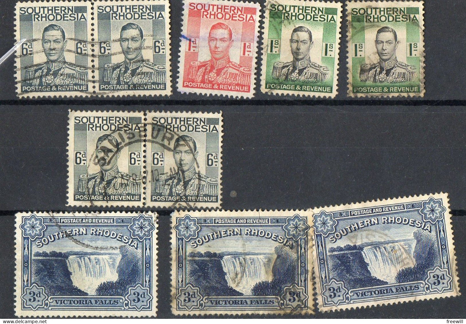 Timbres Divers - Various Stamps -Verschillende Postzegels - Southern Rhodesia (...-1964)