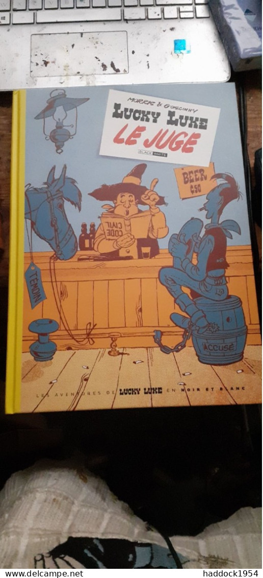 Le Juge Lucky Luke MORRIS GOSCINNY éditions Black Et White 2021 - Eerste Druk