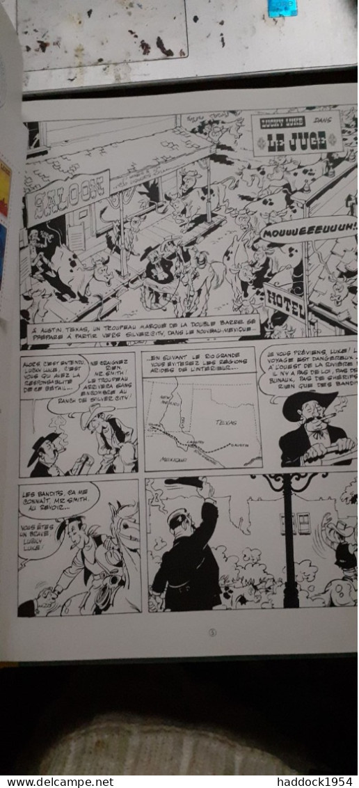 le juge lucky luke MORRIS GOSCINNY éditions black et white 2021