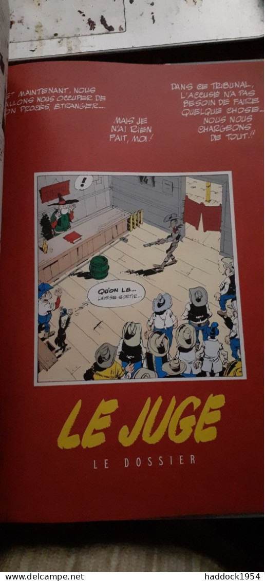 le juge lucky luke MORRIS GOSCINNY éditions black et white 2021