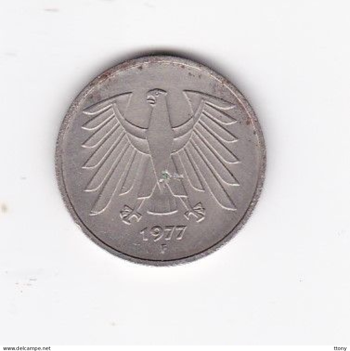 4 Pièces  5  Mark 1975 G  -  1977 F  -   1982   D  -   1991 G     Bundes  Répuplik  Deutschland - 5 Marcos