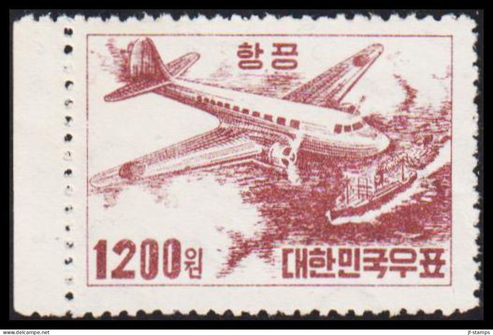 1952. KOREA. AIR MAIL 1200 W. Never Hinged. (Michel 154) - JF538966 - Corée Du Sud