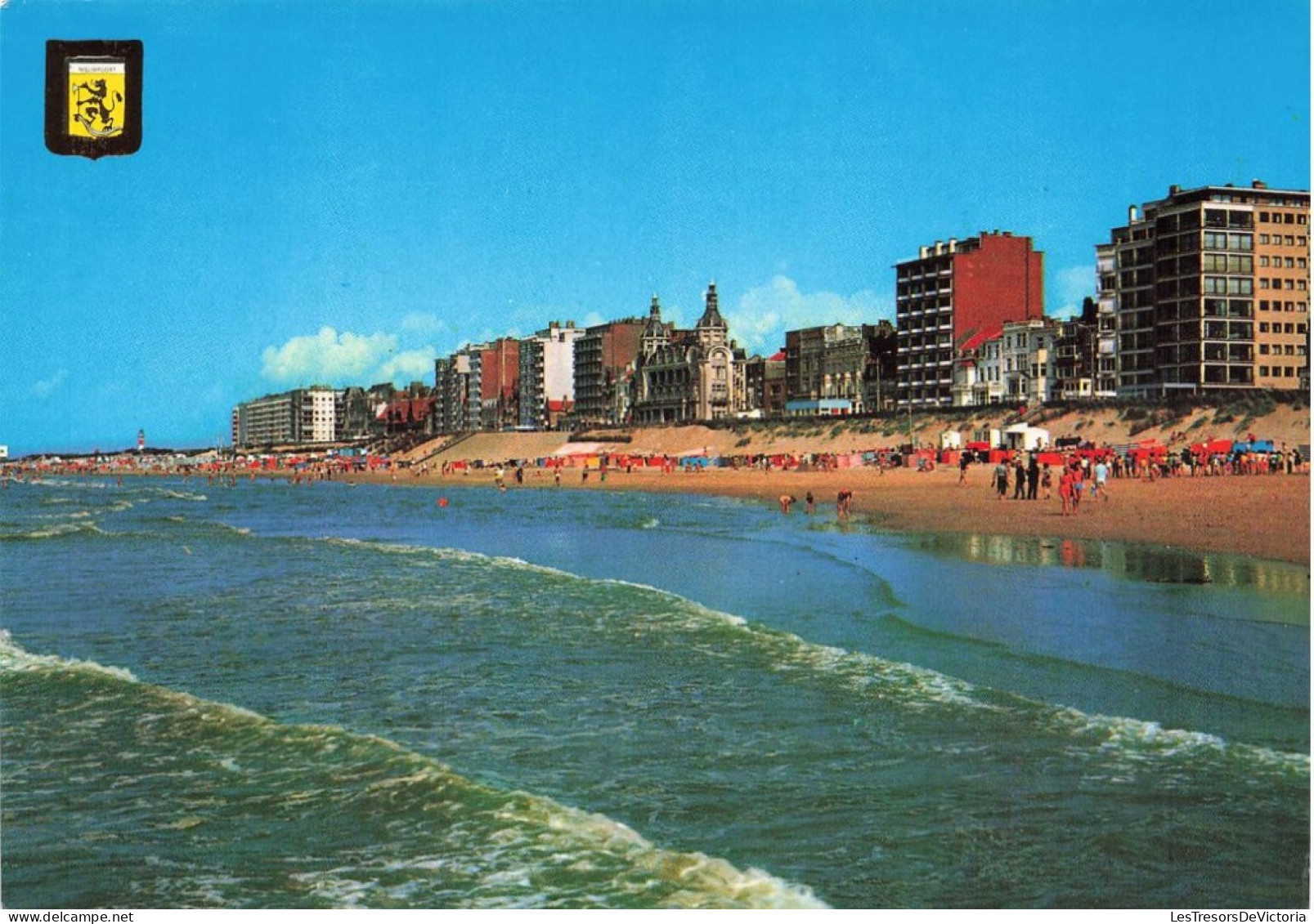 BELGIQUE - Nieuwpoort - Vue Sur La Plage Et Digue De Mer - Colorisé - Carte Postale - Nieuwpoort