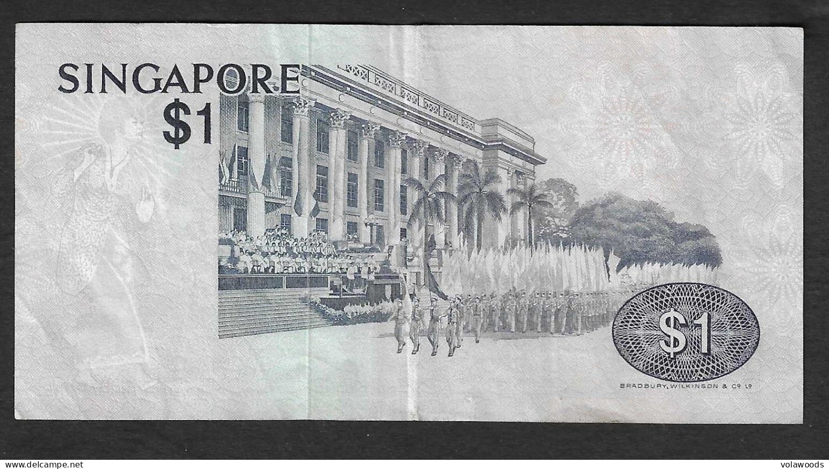 Singapore - Banconota Circolata Da 1 Dollaro P-9.1 - 1976 #19 - Singapore