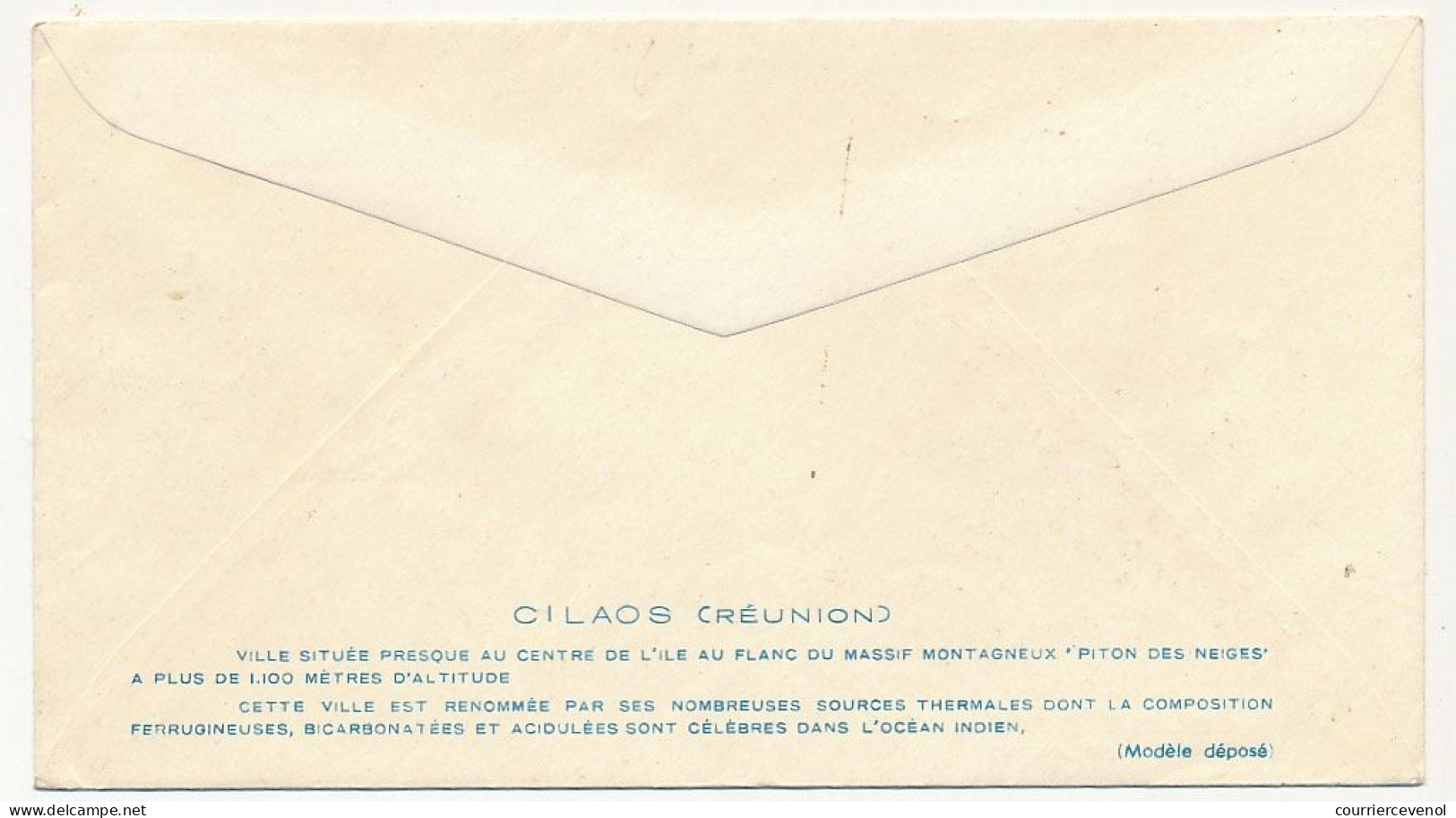 REUNION - Enveloppe FDC - 50F Eglise De Cialos - Premier Jour - Cialos (Réunion) 16/1/1960 - Brieven En Documenten