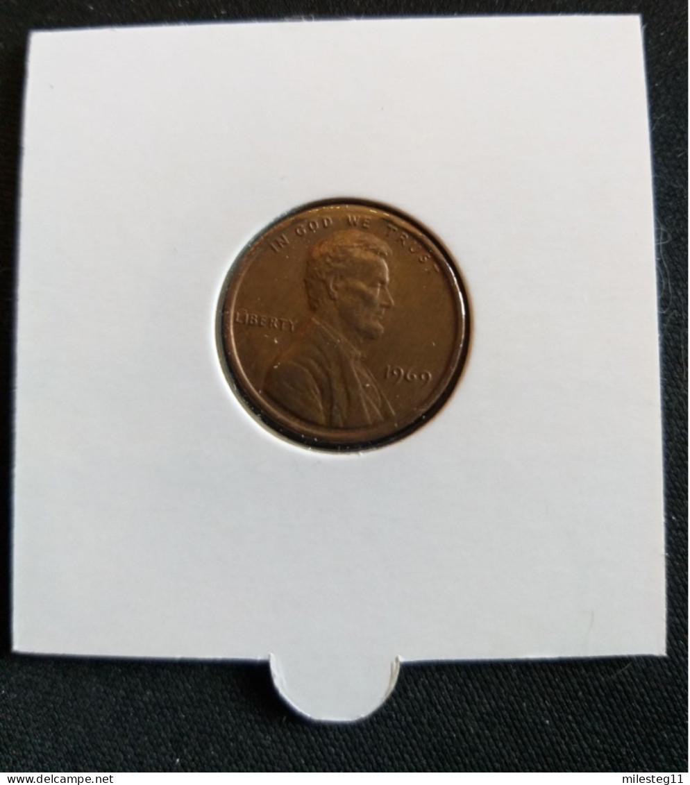 Etats-Unis 1 Cent 1969 - 1959-…: Lincoln, Memorial Reverse