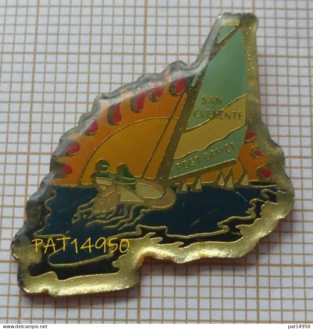 PAT14950 BATEAU   VOILIER  SAN CLEMENTE  POST OFFICE    USA REGATE VOILE  POSTE - Segeln