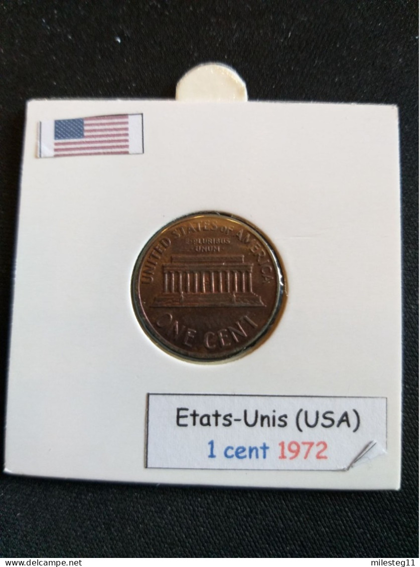 Etats-Unis 1 Cent 1972 - 1959-…: Lincoln, Memorial Reverse
