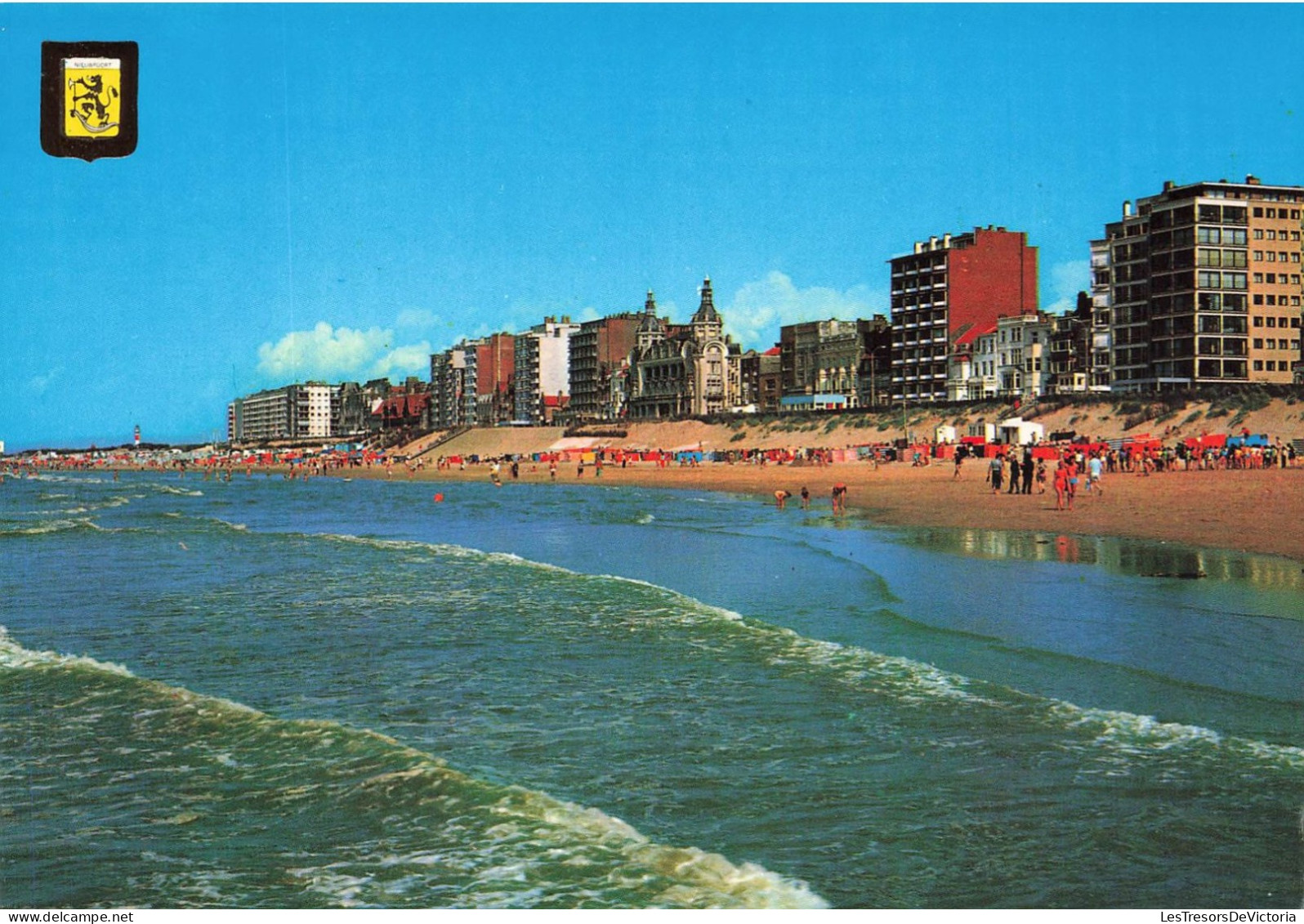 BELGIQUE - Nieuwpoort - Vue Sur La Plage Et Digue De Mer - Colorisé - Carte Postale - Nieuwpoort