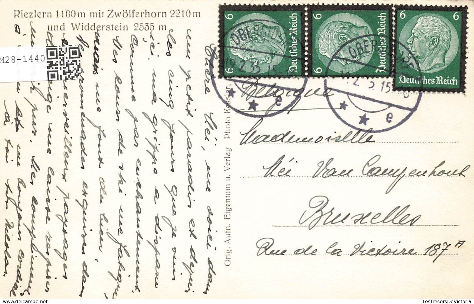 AUTRICHE - Riezlern - Widderstein - Carte Postale Ancienne - Sonstige & Ohne Zuordnung