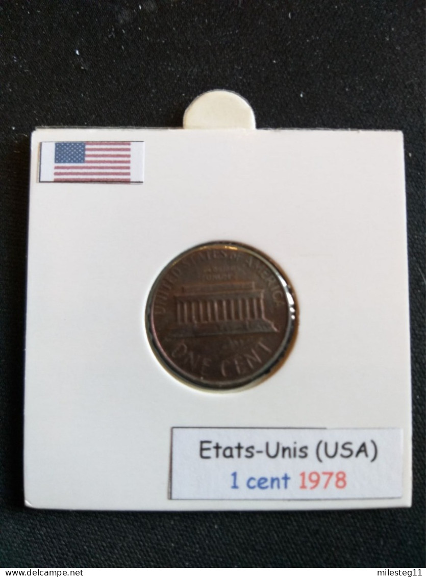 Etats-Unis 1 Cent 1978 - 1959-…: Lincoln, Memorial Reverse