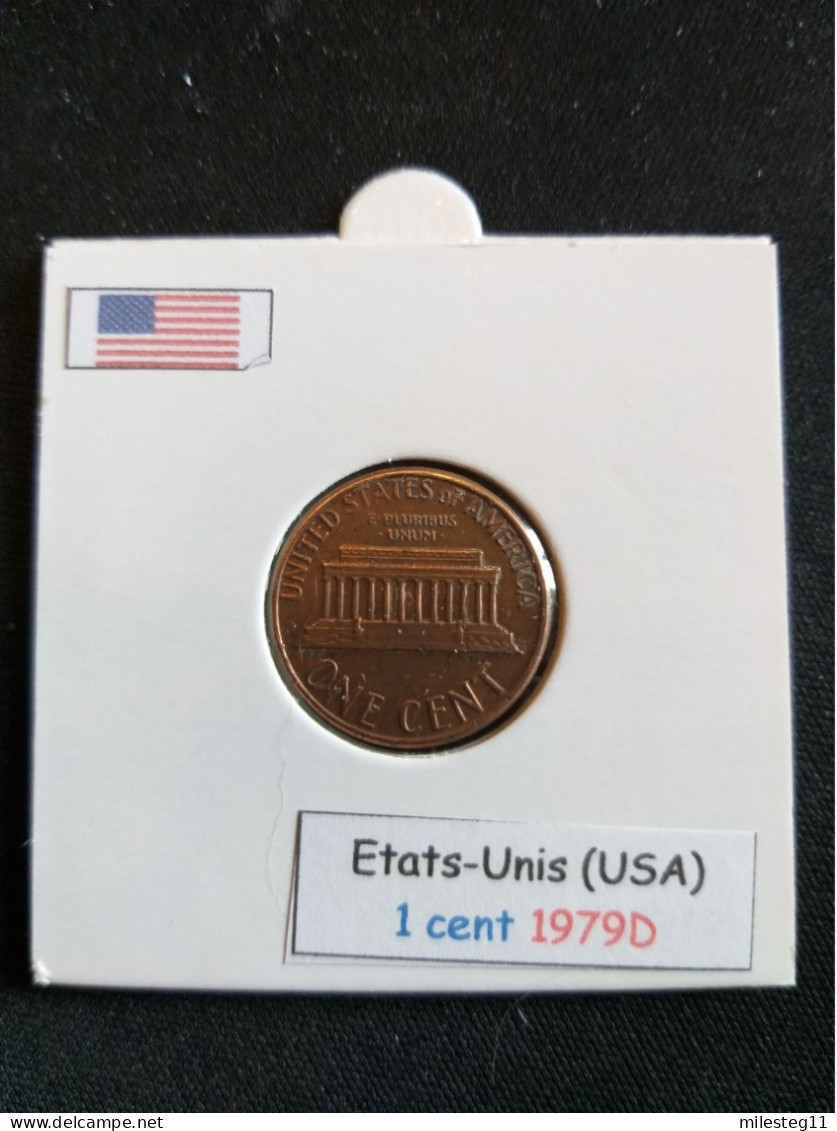 Etats-Unis 1 Cent 1979D - 1959-…: Lincoln, Memorial Reverse