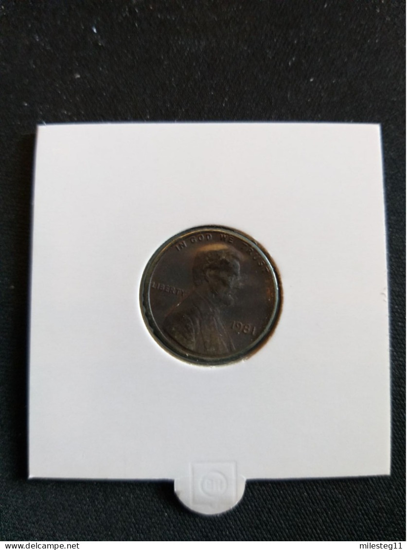 Etats-Unis 1 Cent 1981 - 1959-…: Lincoln, Memorial Reverse