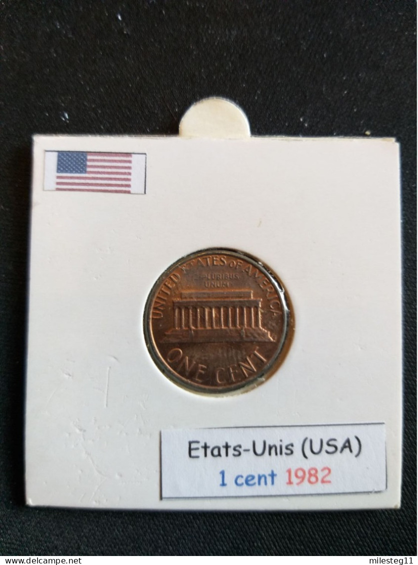 Etats-Unis 1 Cent 1982 - 1959-…: Lincoln, Memorial Reverse