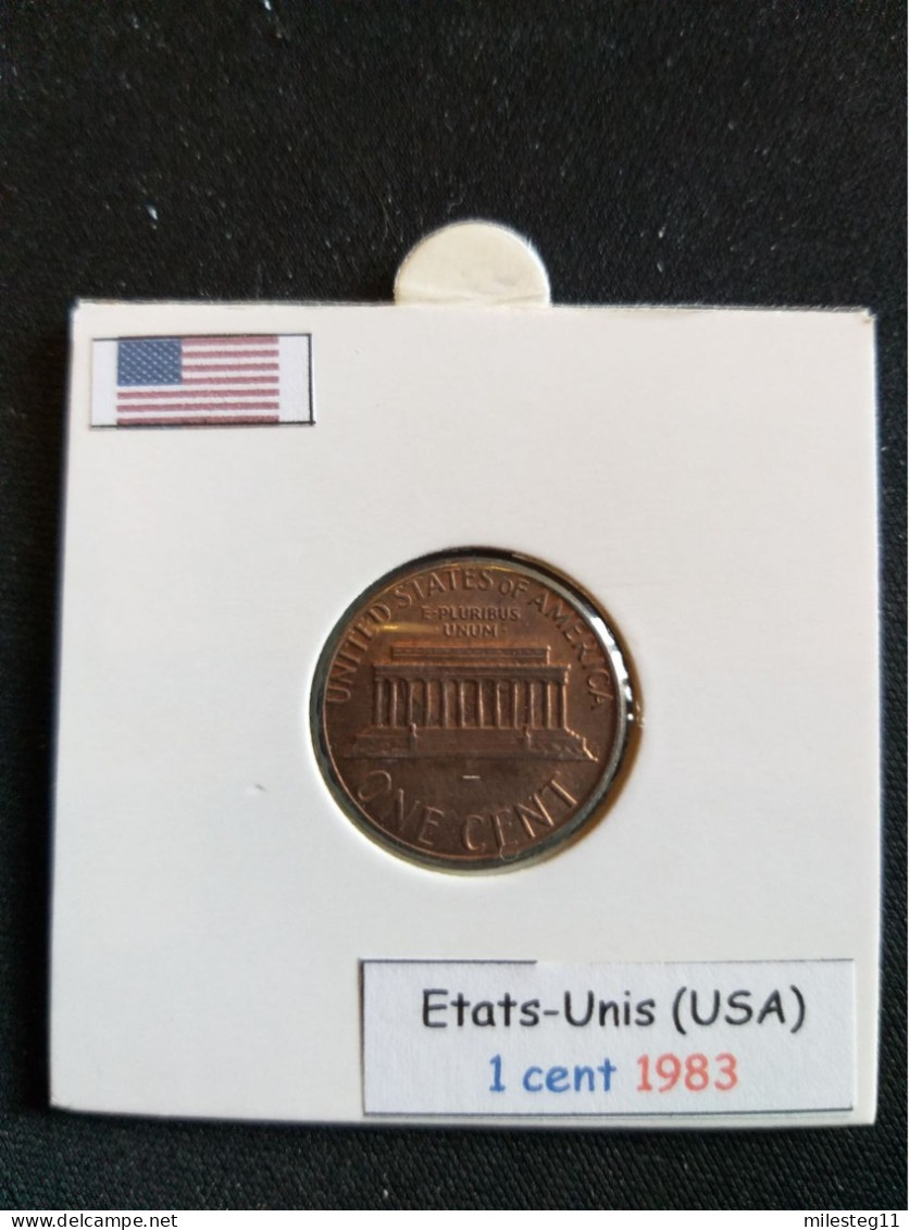 Etats-Unis 1 Cent 1983 - 1959-…: Lincoln, Memorial Reverse