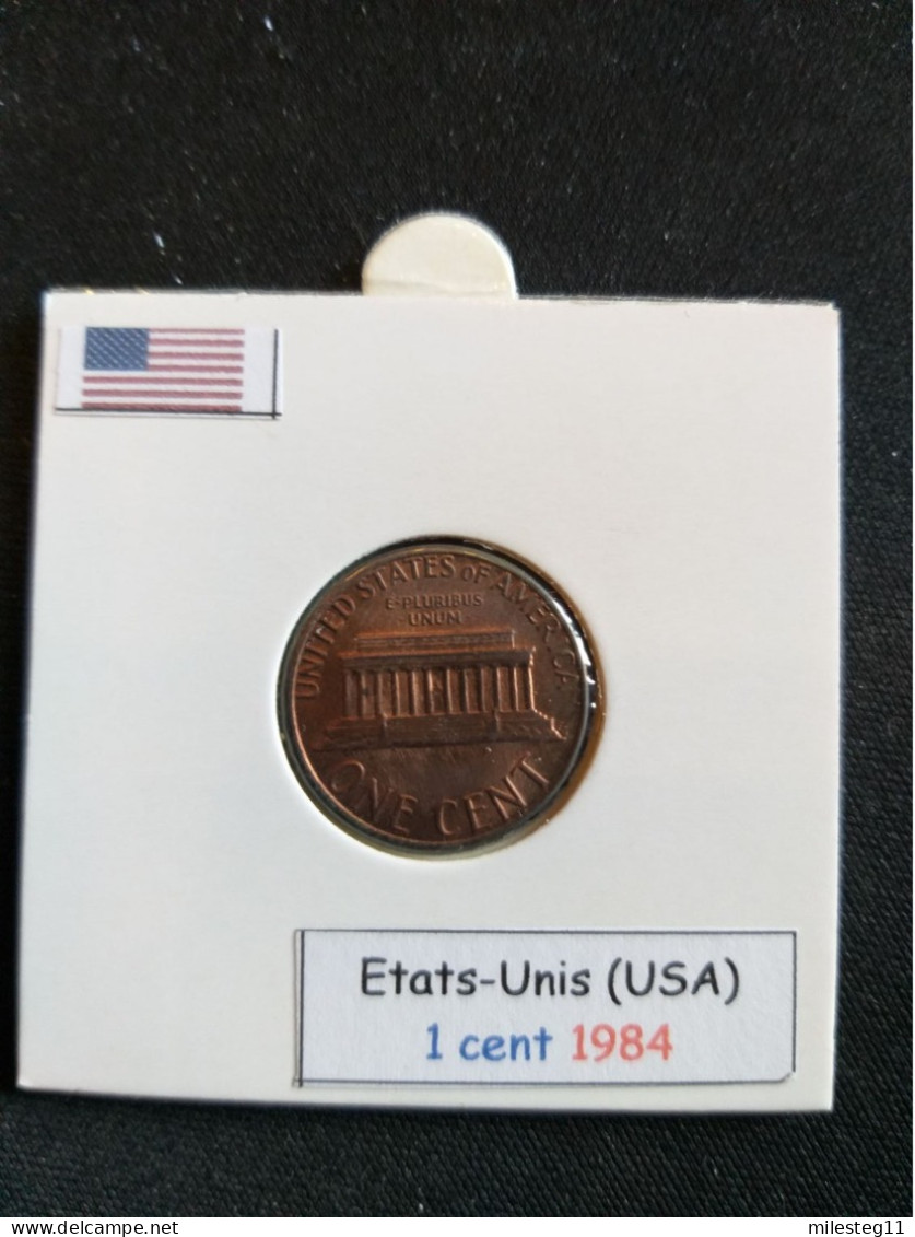 Etats-Unis 1 Cent 1984 - 1959-…: Lincoln, Memorial Reverse