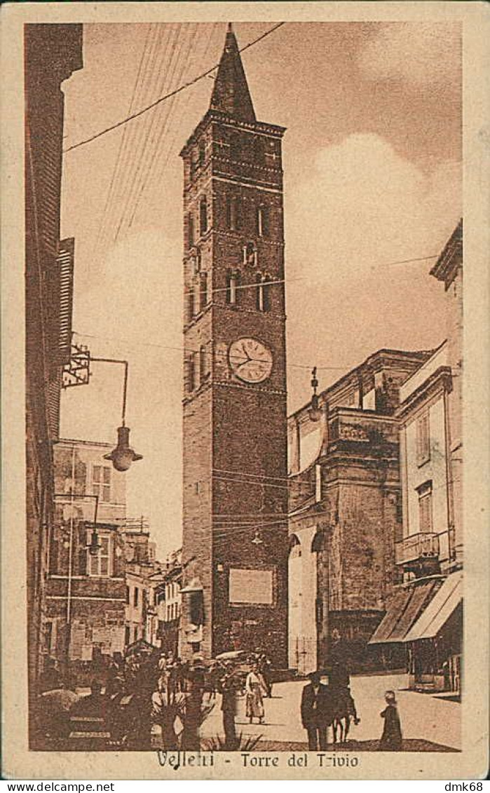 VELLETRI - TORRE DEL TRIVIO - EDIZIONE BERTINI - SPEDITA - 1930s  (19330) - Velletri