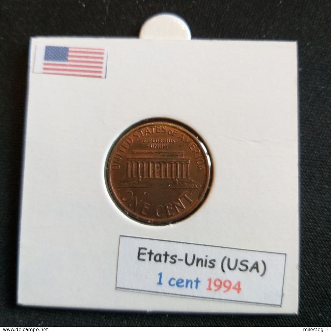 Etats-Unis 1 Cent 1994 - 1959-…: Lincoln, Memorial Reverse