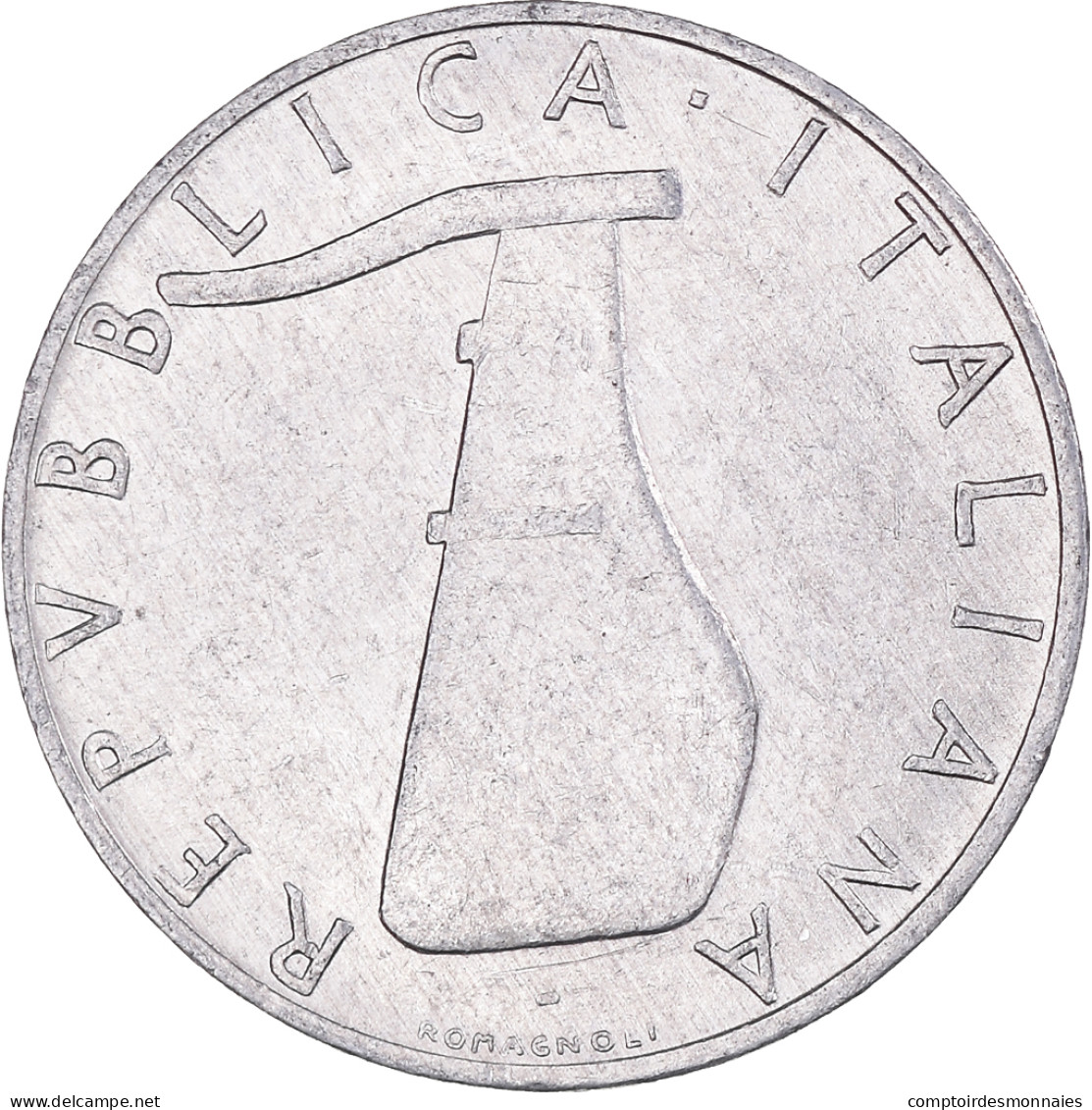 Monnaie, Italie, 5 Lire, 1981, Rome, TTB, Aluminium, KM:92 - 5 Liras