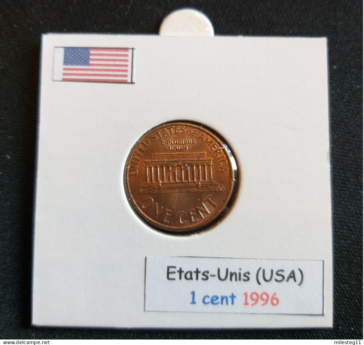 Etats-Unis 1 Cent 1996 - 1959-…: Lincoln, Memorial Reverse