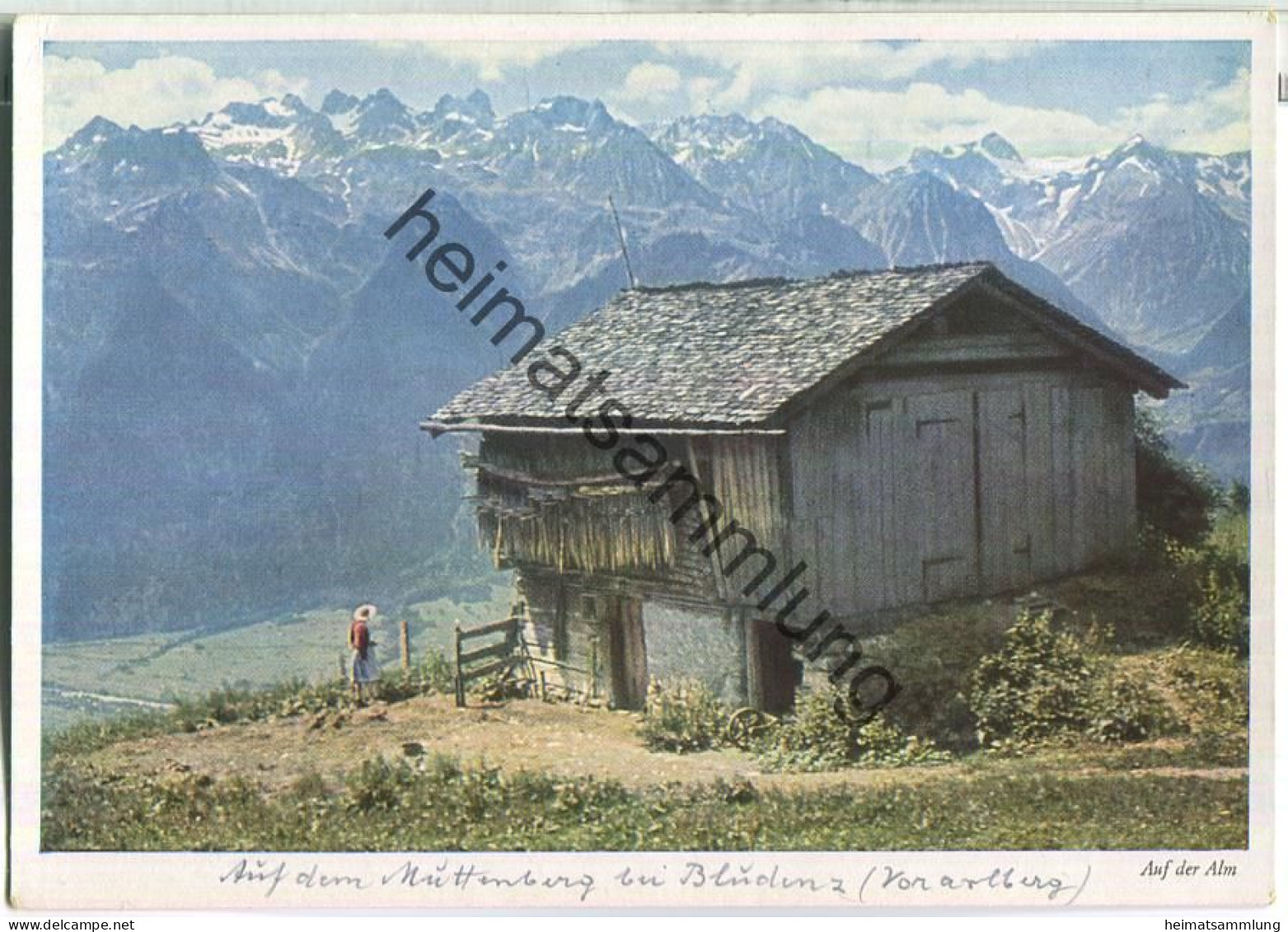 Muttersberg Bei Bludenz- Foto E. Heinemann - Verlag Carl Werner Reichenbach - Bludenz