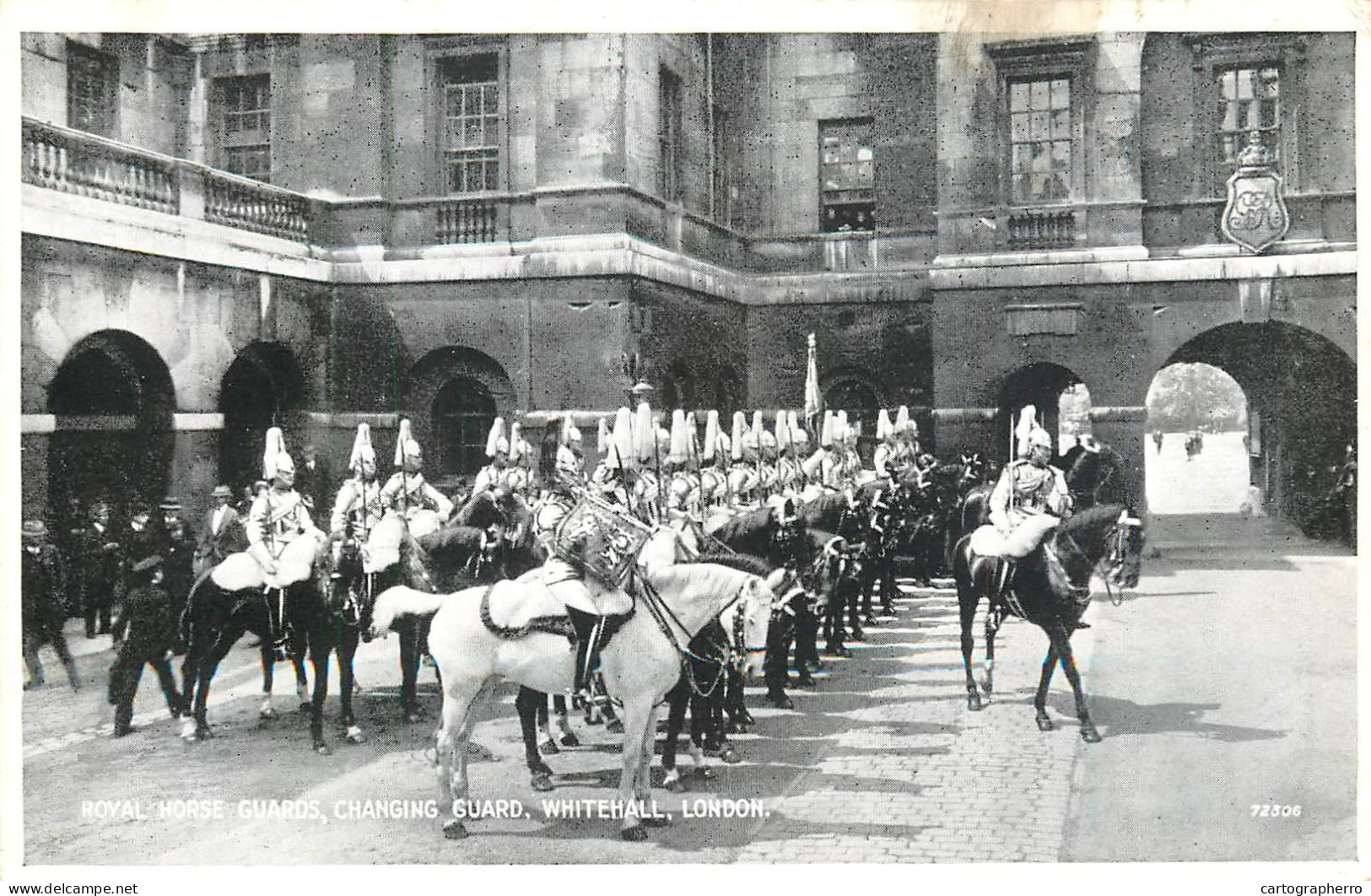 United Kingdom England London Whitehall Royal Horse Guards Changing Guard Cavalry Parade - Whitehall