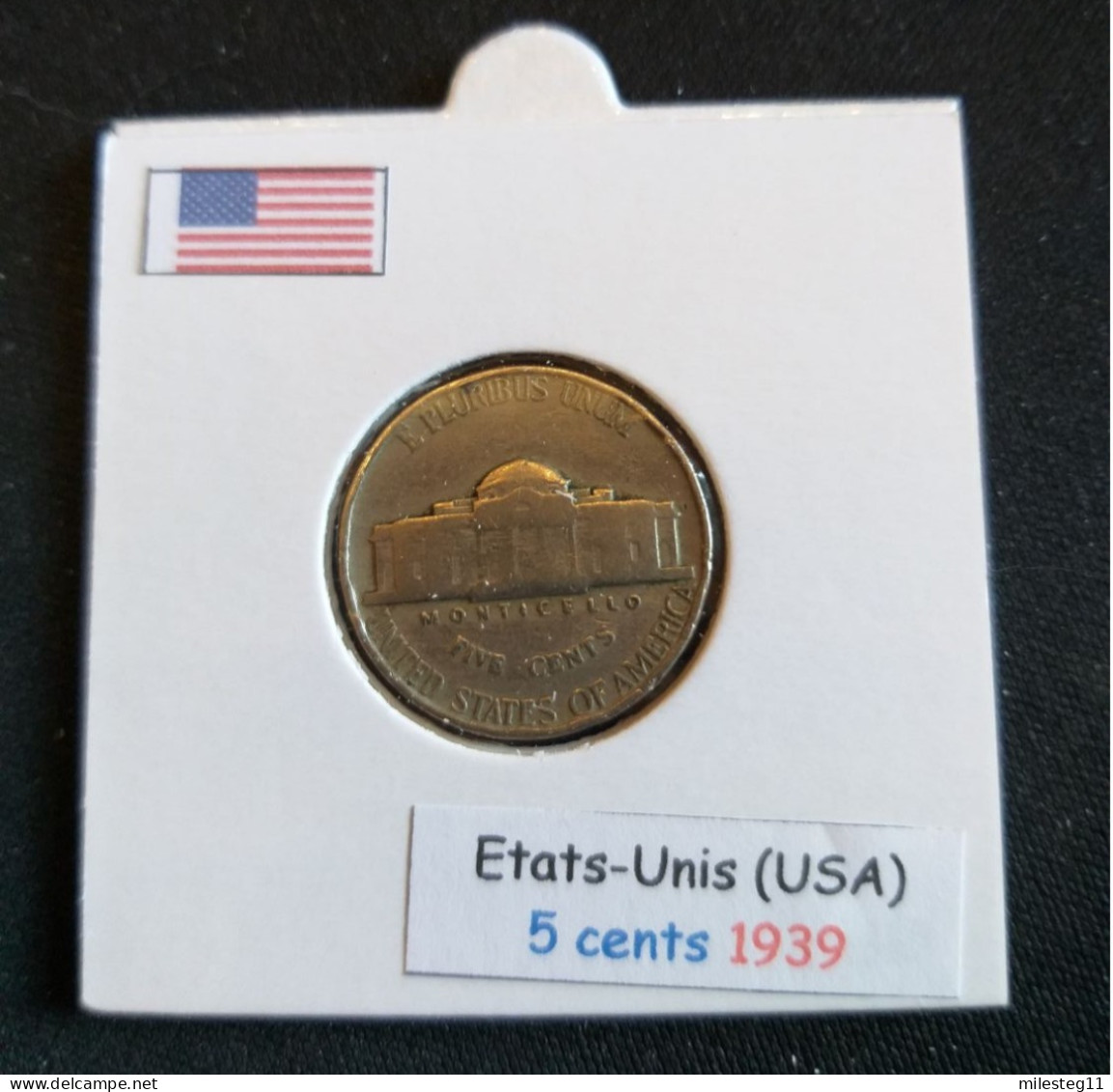 Etats-Unis 5 Cents 1939 - 1938-…: Jefferson