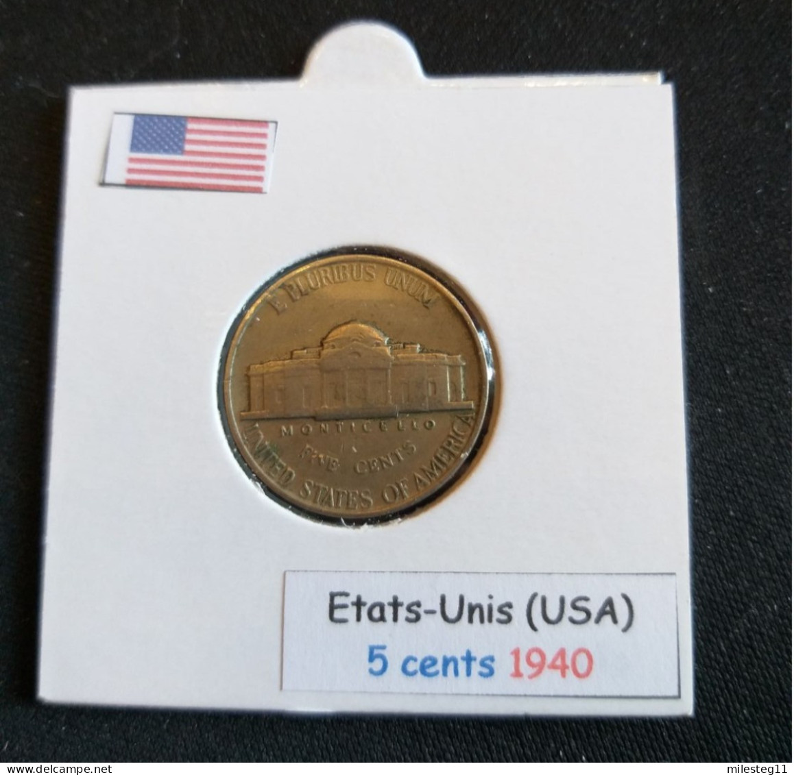 Etats-Unis 5 Cents 1940 - 1938-…: Jefferson