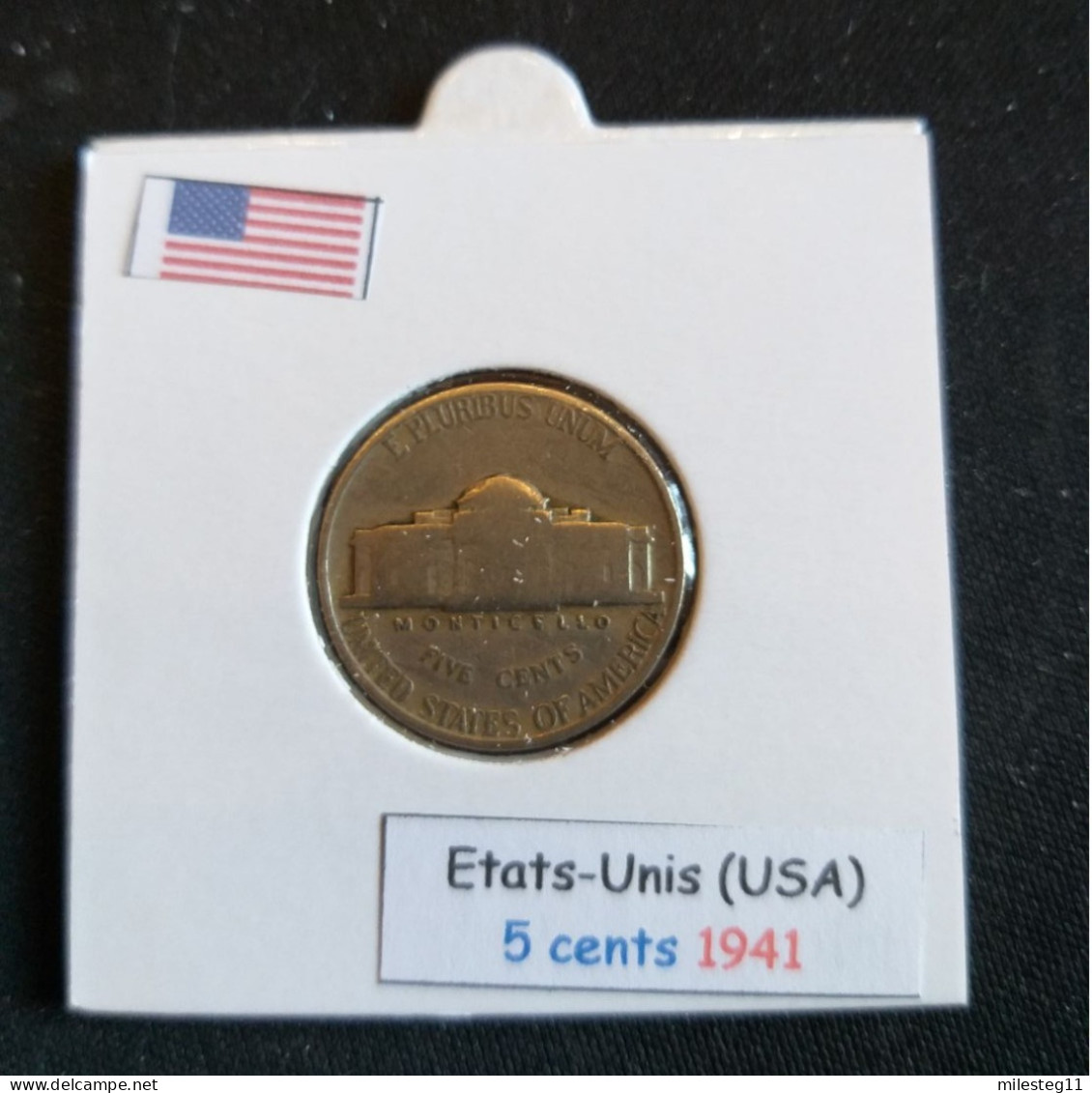 Etats-Unis 5 Cents 1941 - 1938-…: Jefferson