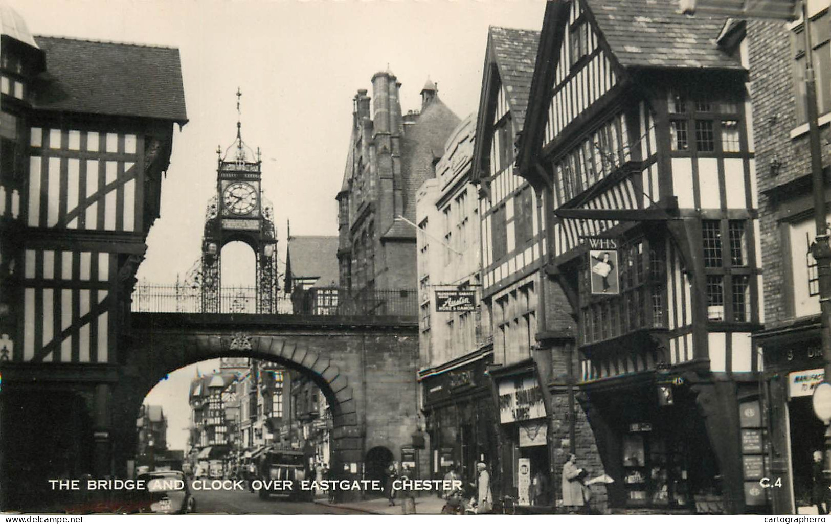 United Kingdom England Chester The Bridge And Clock Tower Eastgate - Chester